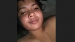 Desi wife with a sexy face and body