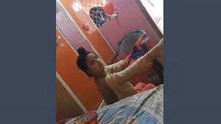 Hubby records his wife's ample bosom in a steamy video