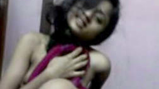 Watch a beautiful Indian girl in action
