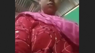 Desi bhabhi's milky show in a village with limited access
