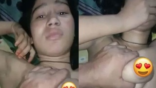 Girl gets her tight pussy stretched by a big cock in a steamy video