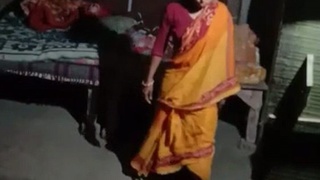 Desi bhabi masturbates with her old father in village video
