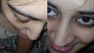 Pakistani girl indulges in a messy cum-eating session with her lover