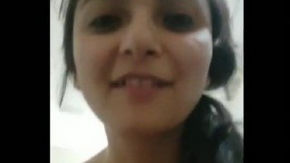Indian GF's smiling face while riding her boyfriend's hard dick