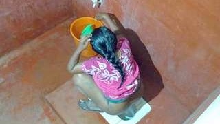 Desi bhabhi pees and spits in a spy video