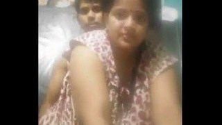 Indian wife with huge breasts gets pounded in doggy style