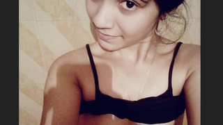 Desi teen with a cute face and a tight body